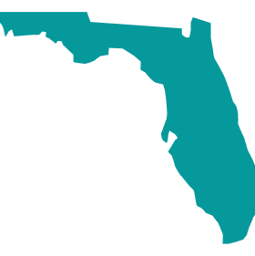 Florida map graphic